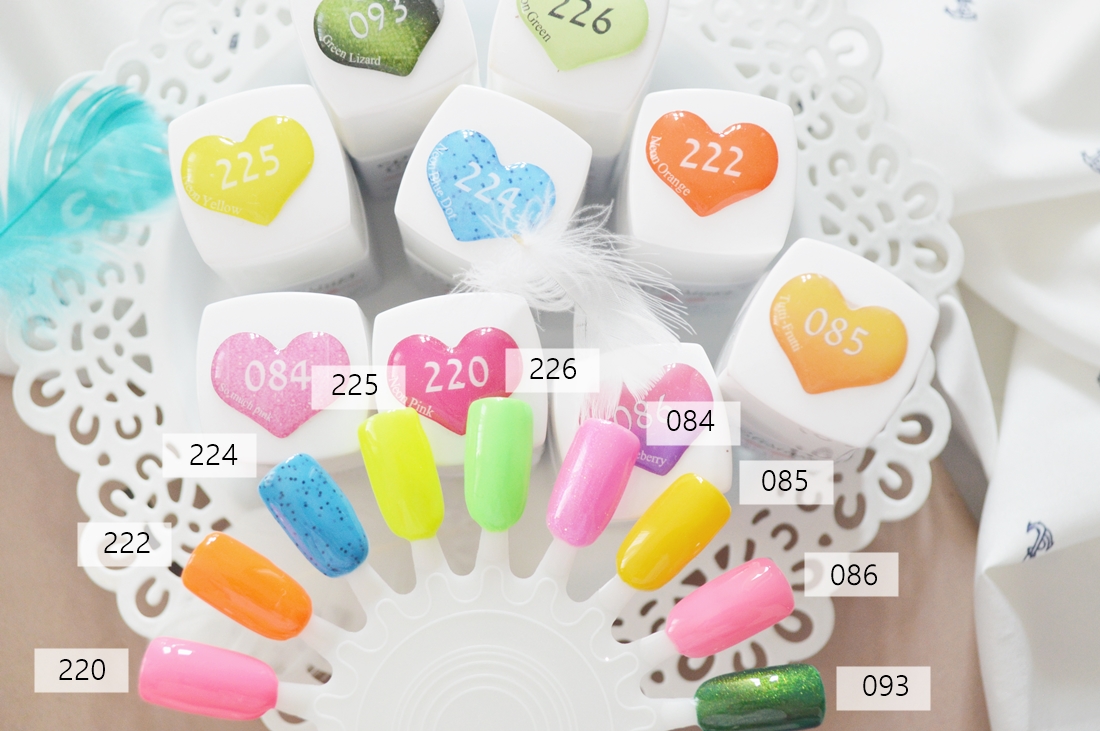 elisium uv gel polish kolory swatche wzornik puderek.com.pl